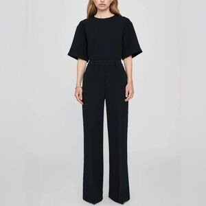 NWT Anine Bing Lyra Wide Leg Trouser